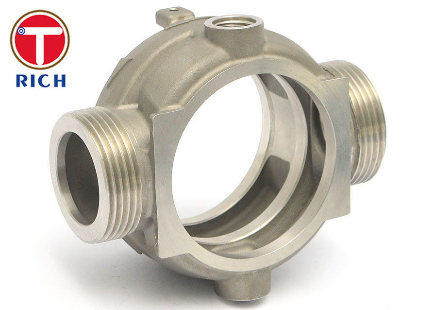 Custom CNC Turning Milling Parts Exhaust Valve Body 304 Stainless Steel Cylinder Accessories