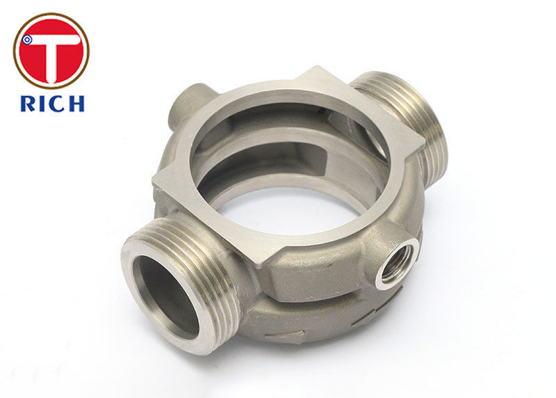 Custom CNC Turning Milling Parts Exhaust Valve Body 304 Stainless Steel Cylinder Accessories